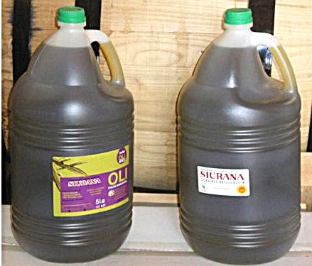 Garrafa 5 litres d'oli d'oliva verge extra